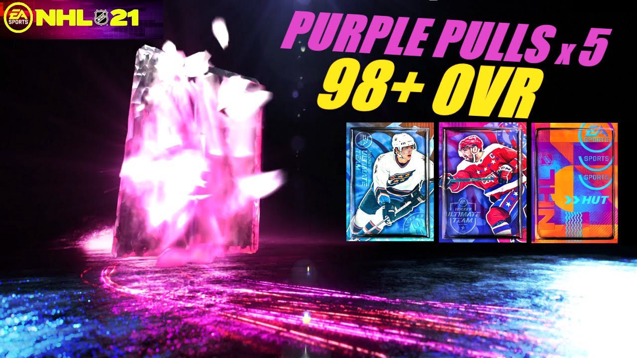 NHL 21 HUT PACK OPENING #39 | HUGE NHL 2030 PULL | PURPLE PULLS x 5