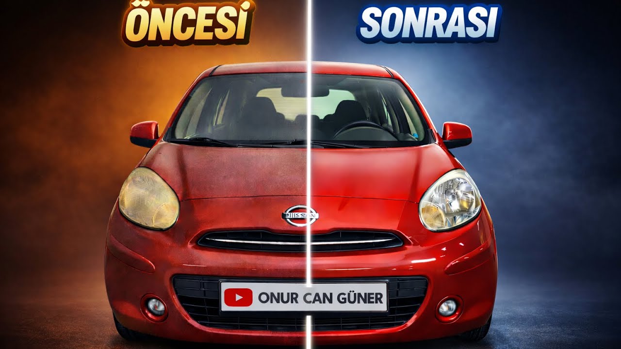 Nissan Micra 1.2 Tekna’yı Baştan Yeniledim! | Detaylı Temizlik + Sürüş Deneyimi