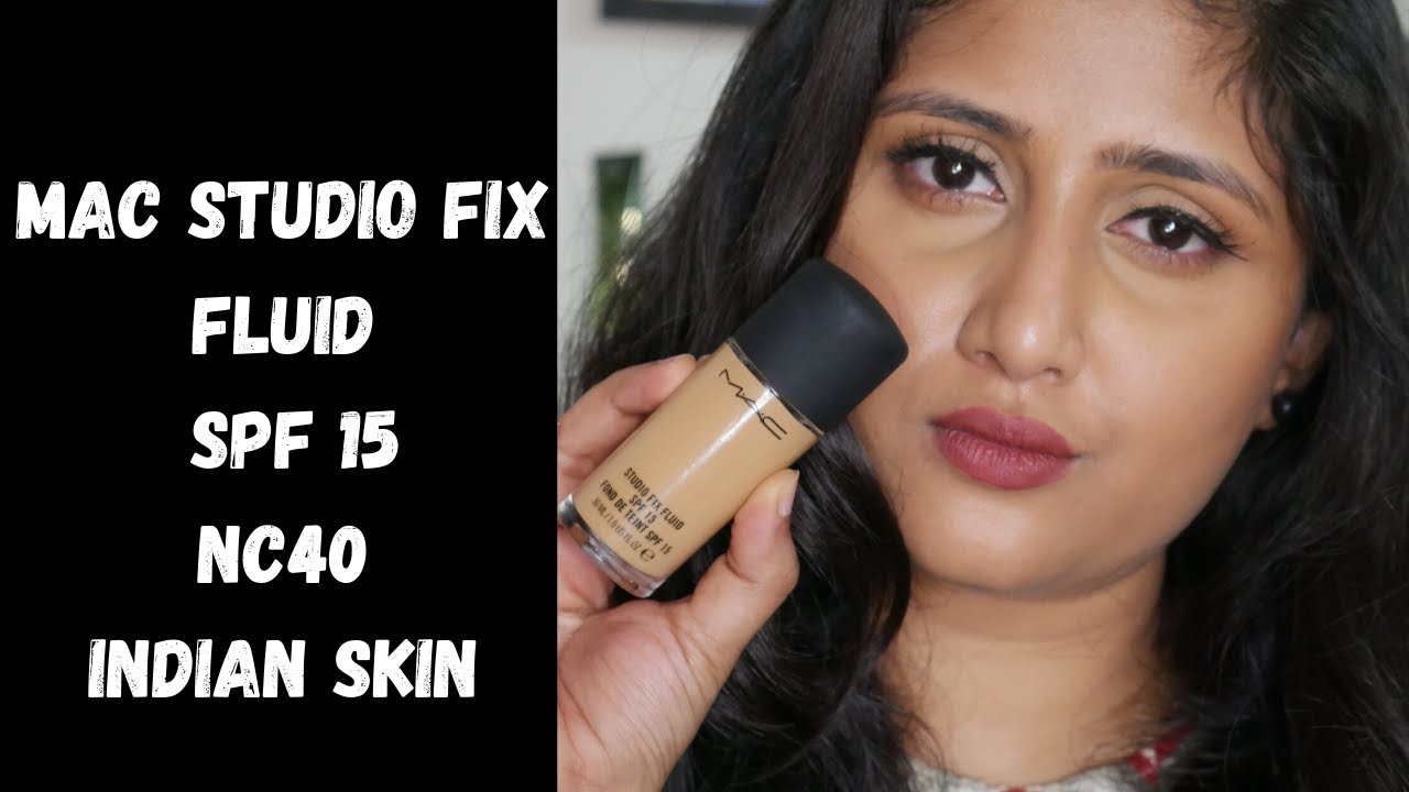 MAC STUDIO FIX liquid foundation NC40 Review and Wear test