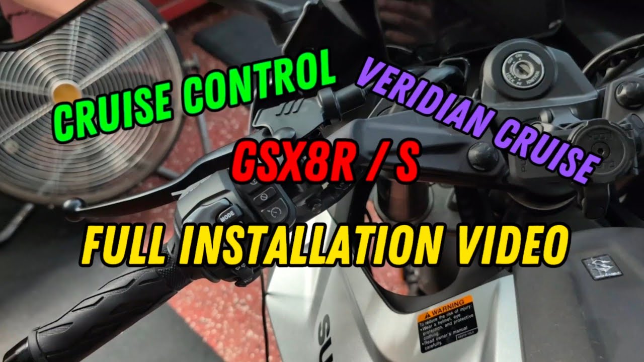 Veridian Cruise Control: Full Installation Guide - GSX8R 8S  - MixedGrid - DISCOUNT AVAILABLE