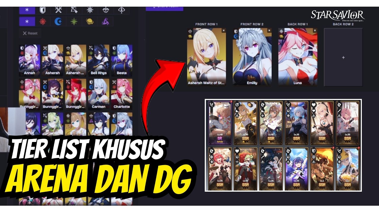 TIER LIST TERBARU ARENA DAN DUNGEON - STAR SAVIOR