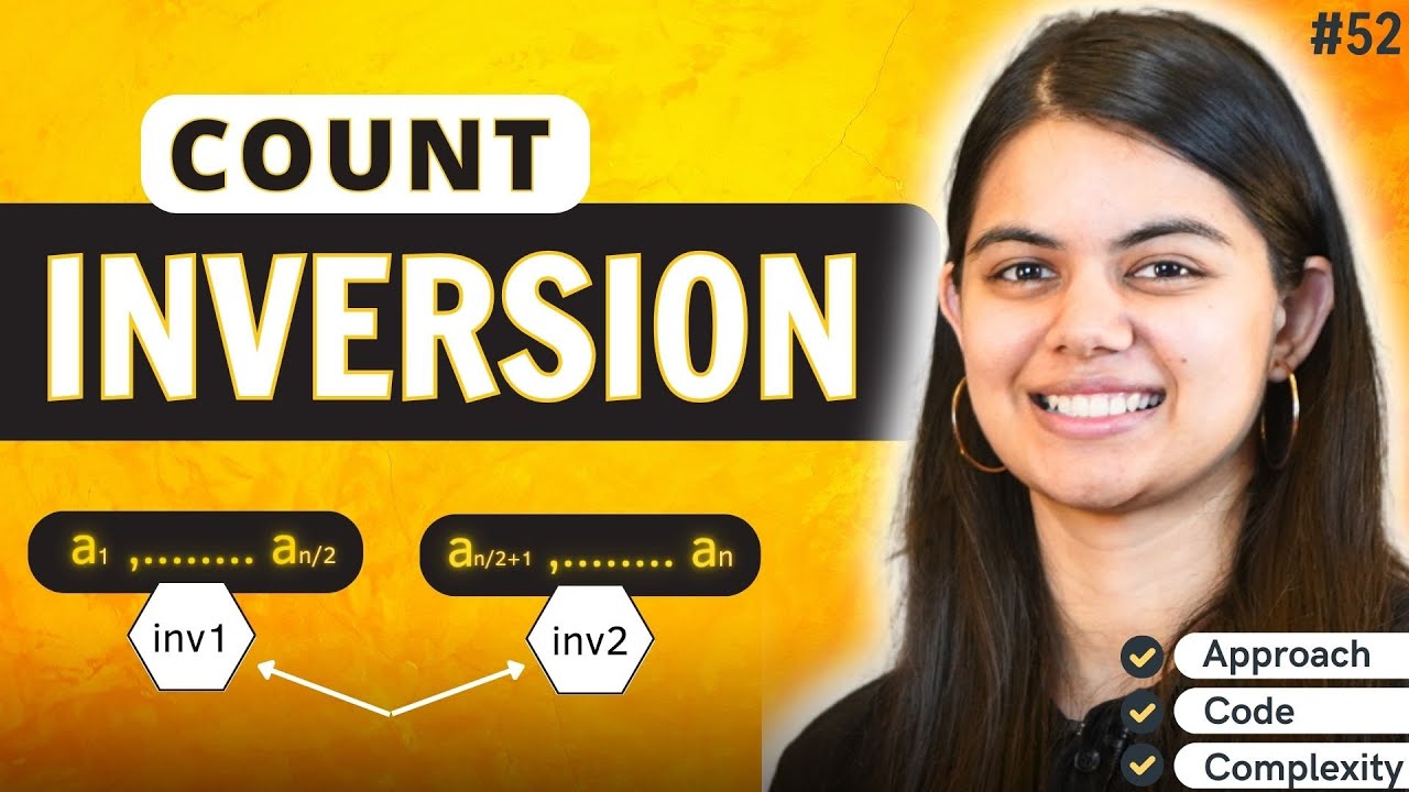 Count Inversions Problem | Brute and Optimal