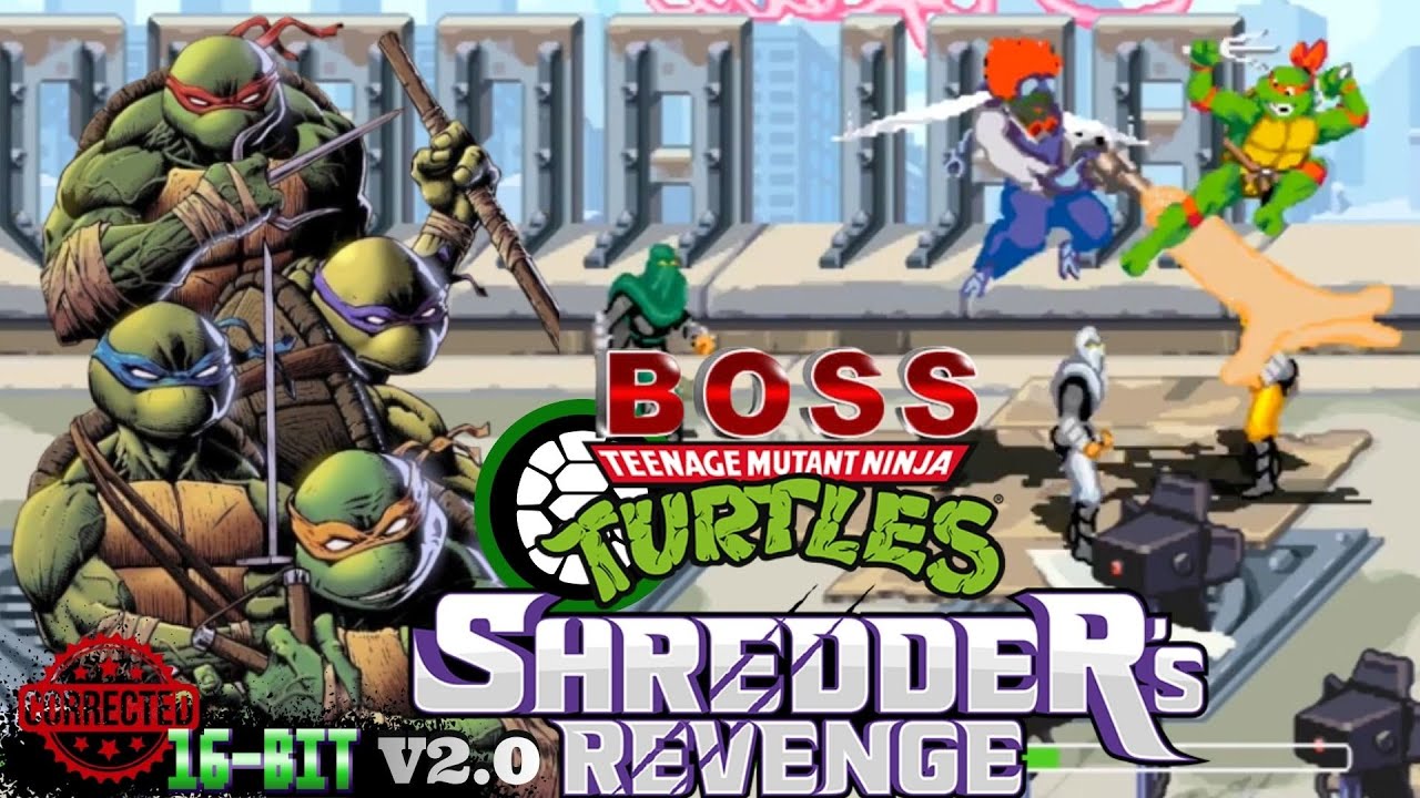 ✅[OpenBOR] TMNT Shredder's Revenge (16bit) V2.0 - games