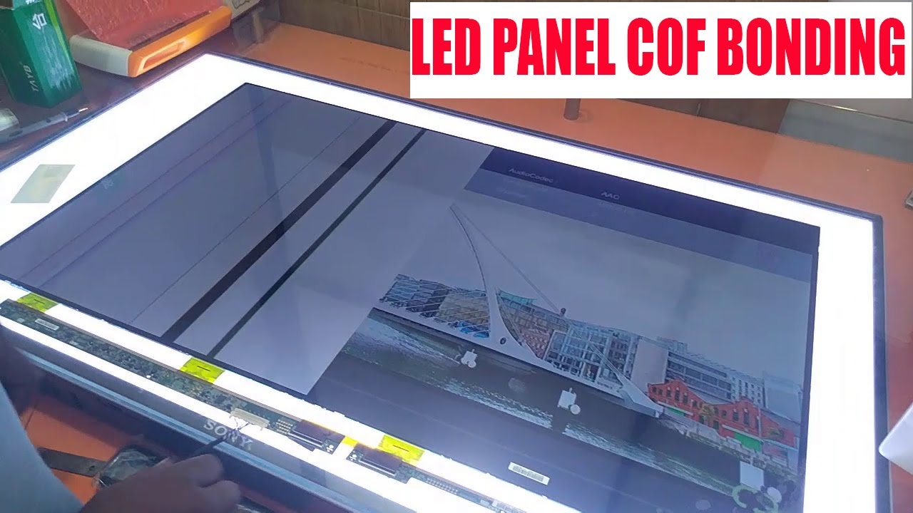 LED TV Panel TAB COF Bonding Process Complete Video Tutorial