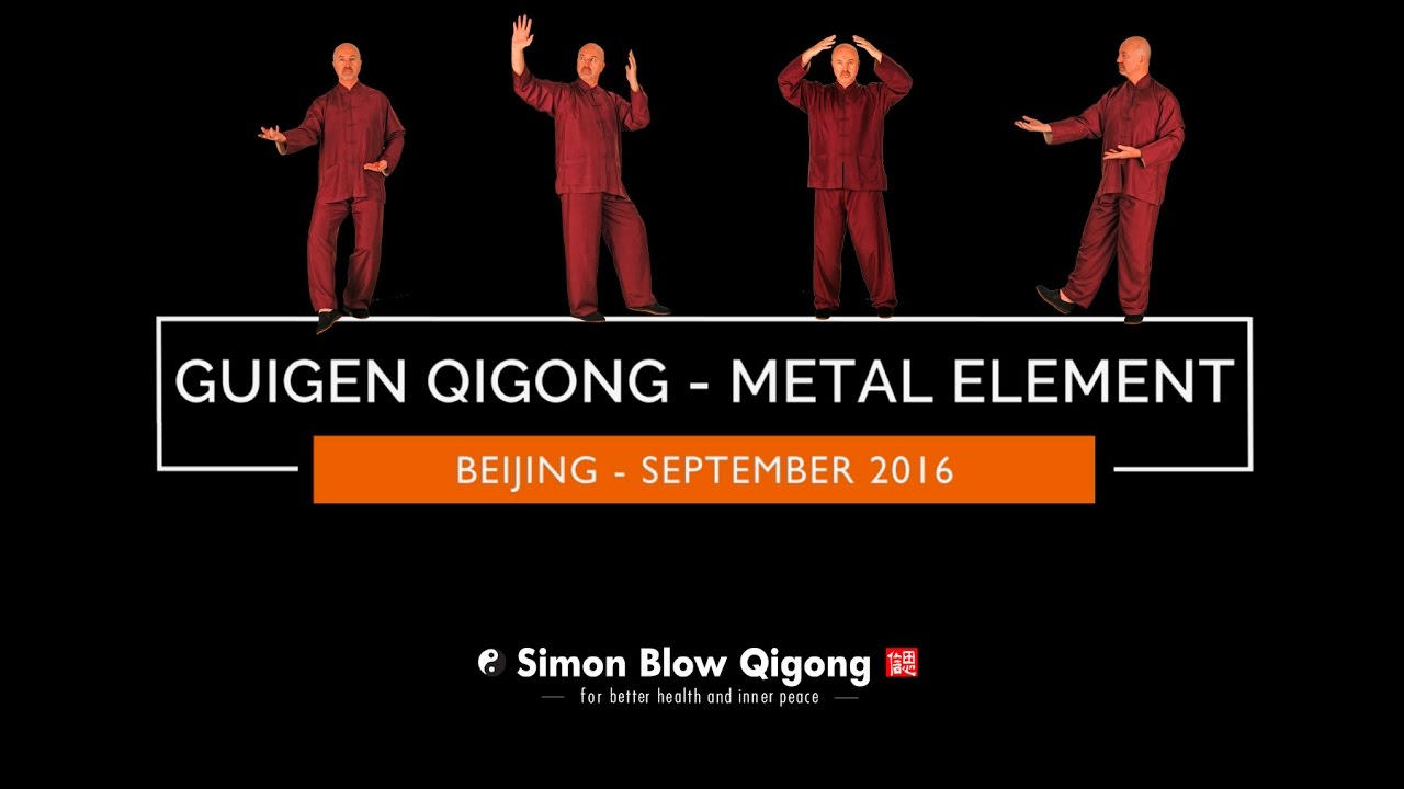 Practicing Guigen Qigong In The Park - Beijing - Metal Element