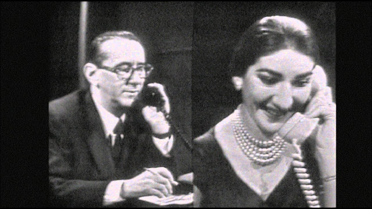 Maria CALLAS. Entretien avec Hy GARDNER. QUALITÉ SONORE SUPÉRIEURE !!