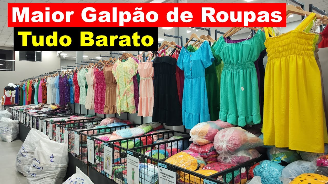 DESCOBRI A MAIOR DISTRIBUIDORA DE ROUPAS BARATAS EM SANTA CRUZ DO CAPIBARIBE PE