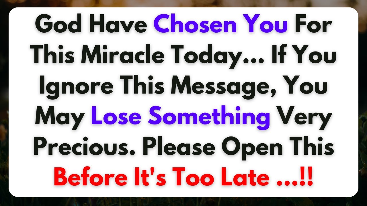💌 God Says: My Child Give Me 15 Minutes Of Your Life, Don't Skip | Lord Jesus Helps