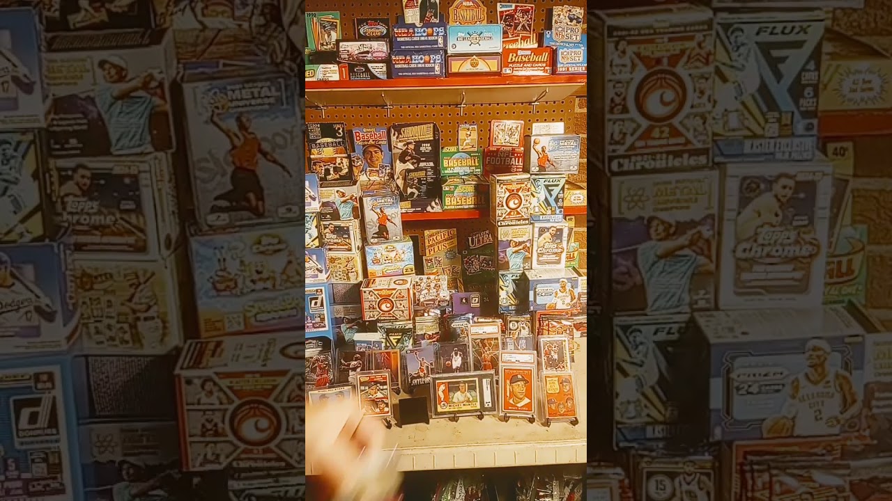 opening basketball football and baseball cards 