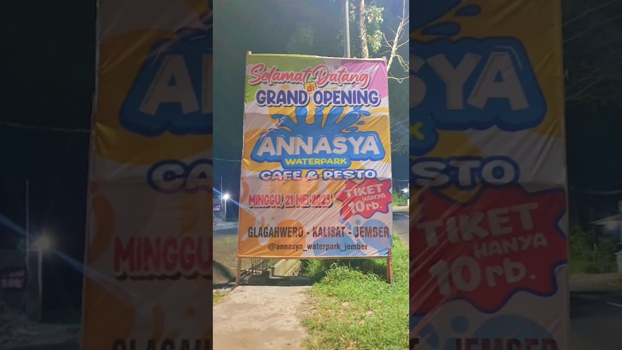 Annasya waterpark kalisat jember