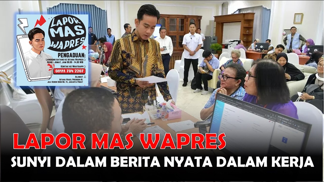 Lapor Mas Wapres: Sunyi Dalam Berita, Nyata Dalam Kerja
