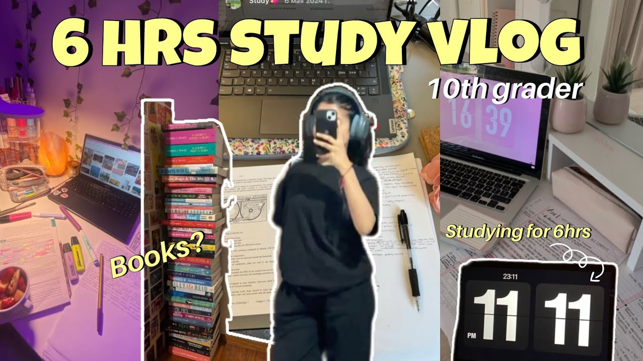 6 Hours Study Vlog 📚 | Clearing My Backlogs Before Exams 😭 | 10thgrader 🩷