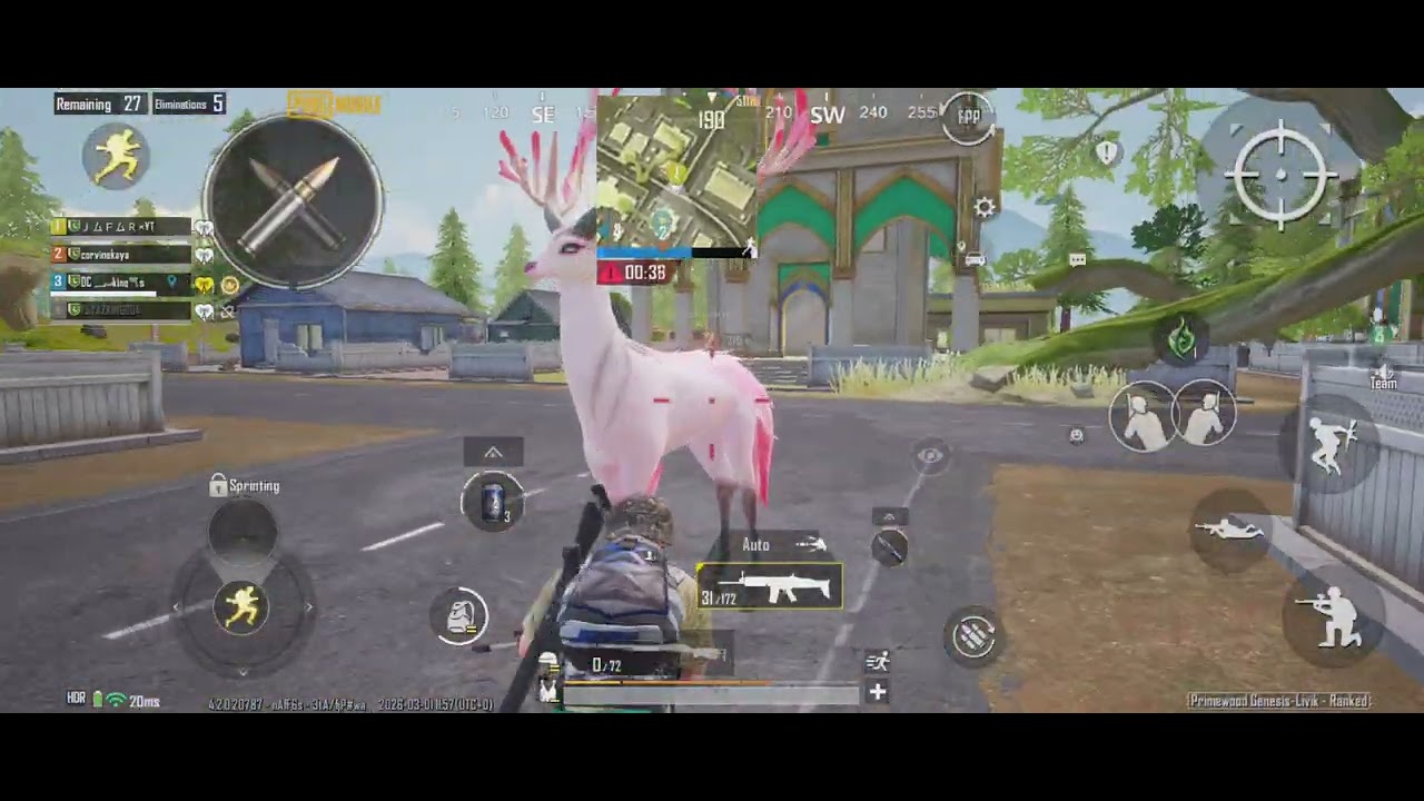 PUBG mobile game play 