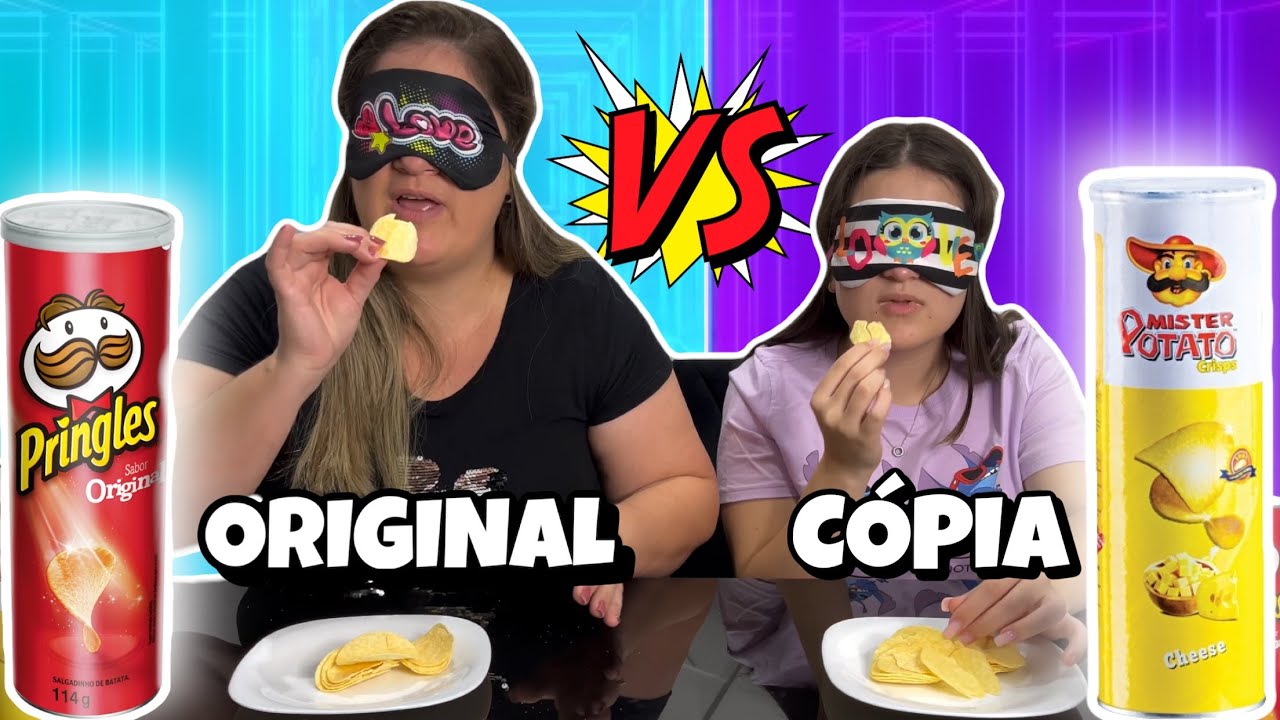 COMIDA ORIGINAL VS CÓPIA - TENTE ADIVINHAR!!