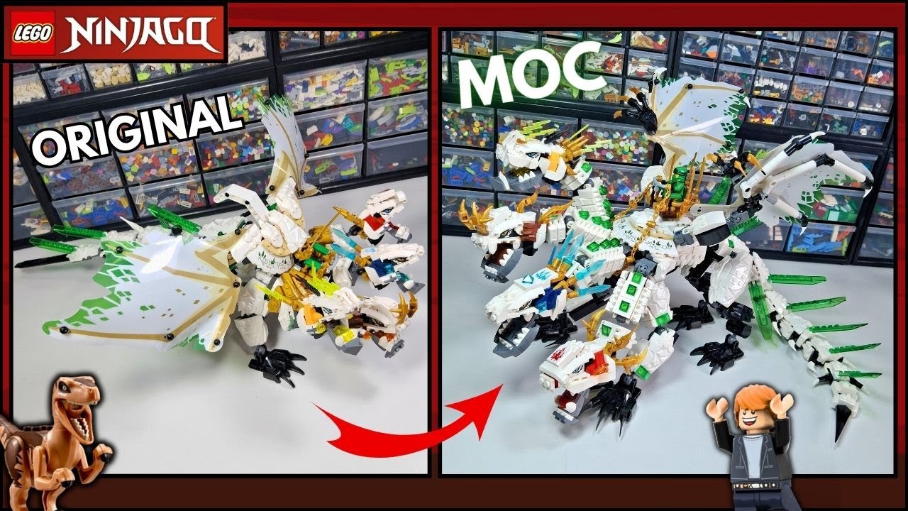¡MEJORAMOS EL ULTRADRAGON! - LEGO Ninjago: The Ultra Dragon Set(70679) MOC UPGRADE