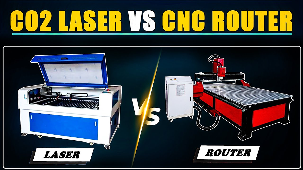 CO2 Laser Cutting Machine vs CNC Router | Working, Speed, Quality & Use