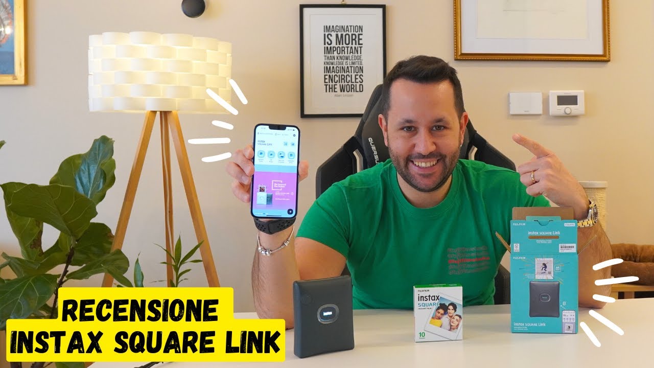 Recensione Instax Square Link Fujifilm: Come funziona? Opinioni Stampante Per Smartphone e Foto AR