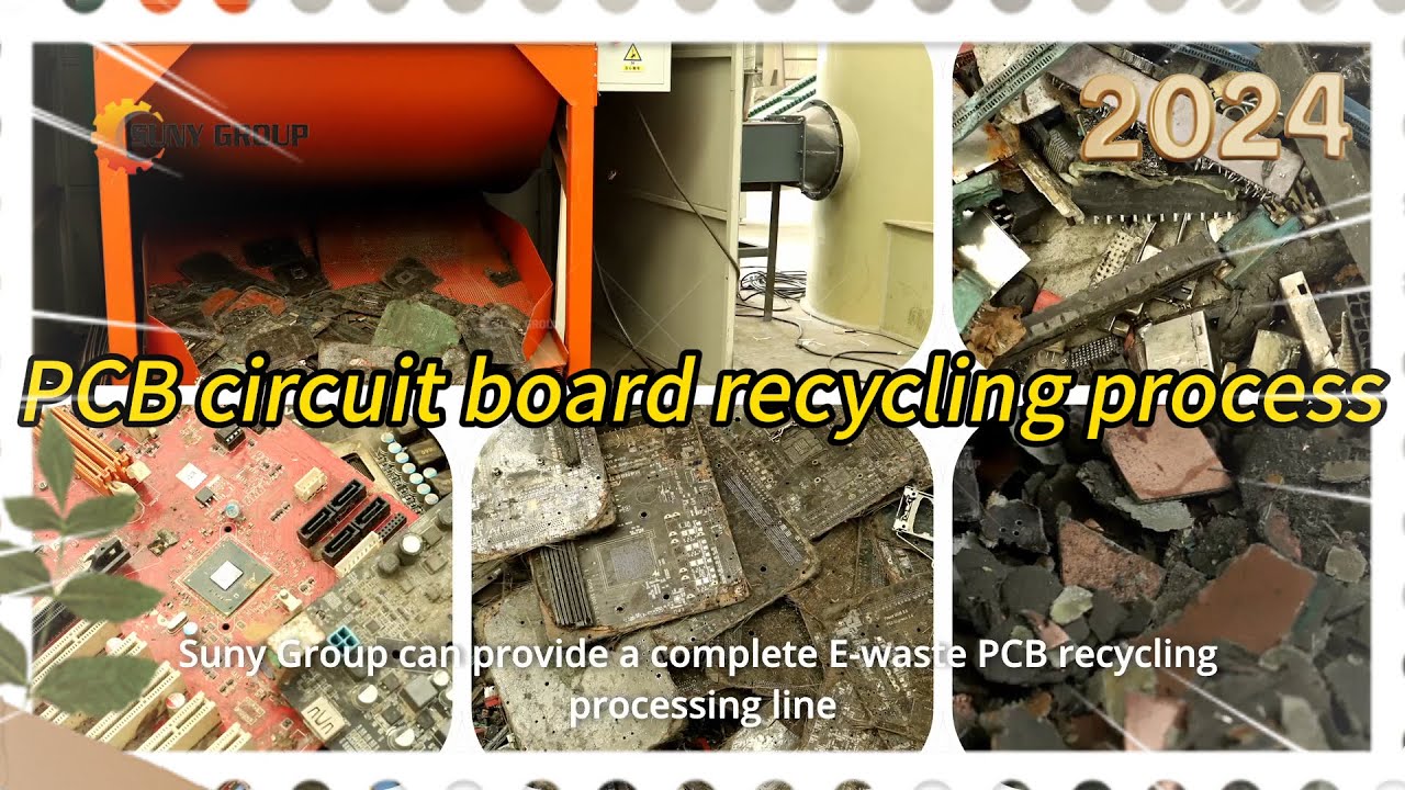 PCB circuit board recycling process step-by-step explanation and demonstration#recycle