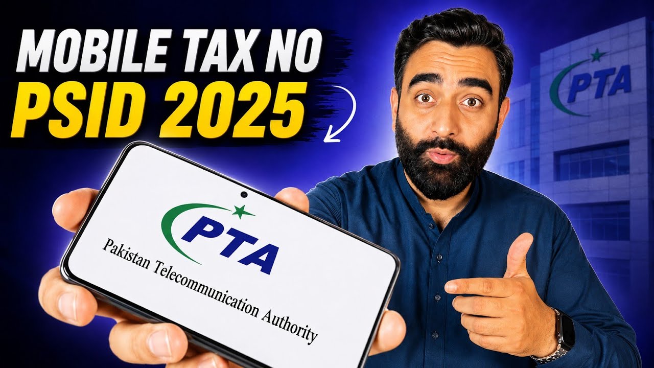 PTA Mobile Tax 2025 | Generate PSID & Pay Tax (Step-by-Step)