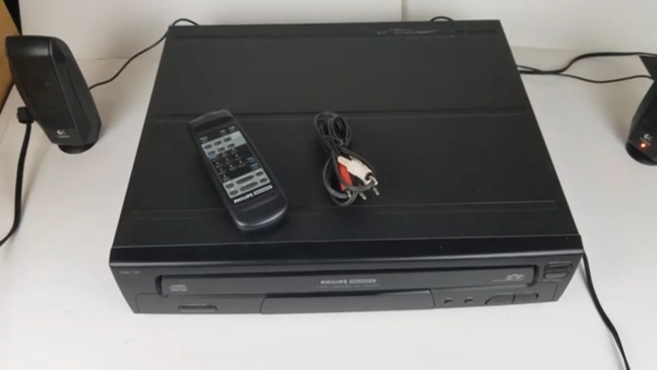 Philips Magnavox CDC735 5 Disc CD Changer Tested w/ Remote & Cables 1998 Stereo Ebay Showcase Sold!