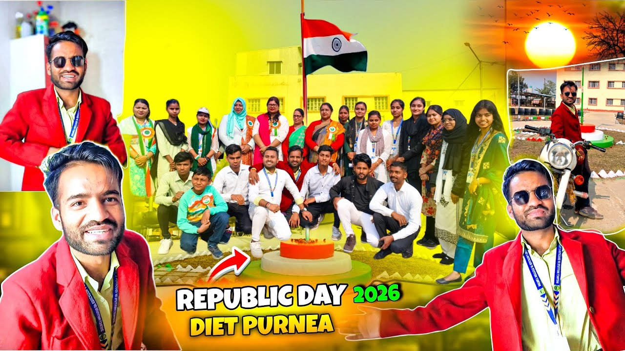 REPUBLIC DAY 2026 🇮🇳🫡| Speech & Song Performance | DIET Srinagar Purnia || VLOG - 32