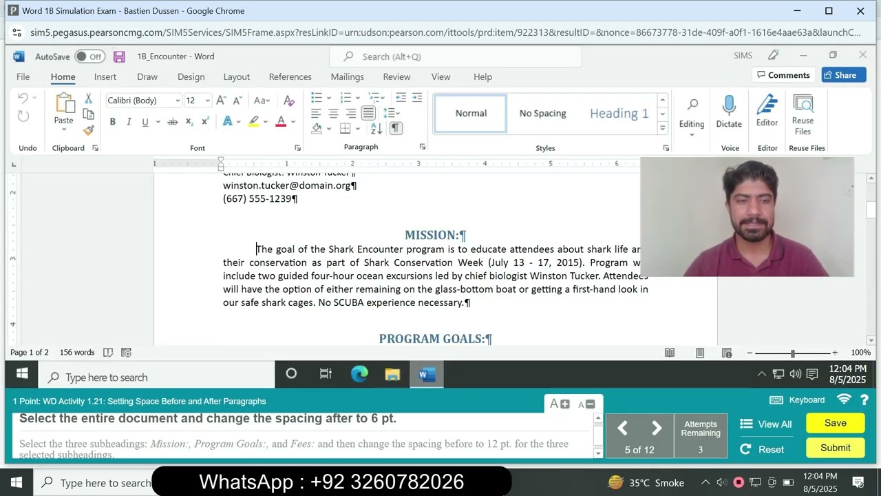 Word 1B Simulation Exam | word 1B Simulation Exam | Word 1A Simulation Exam | Word 1A Simulation