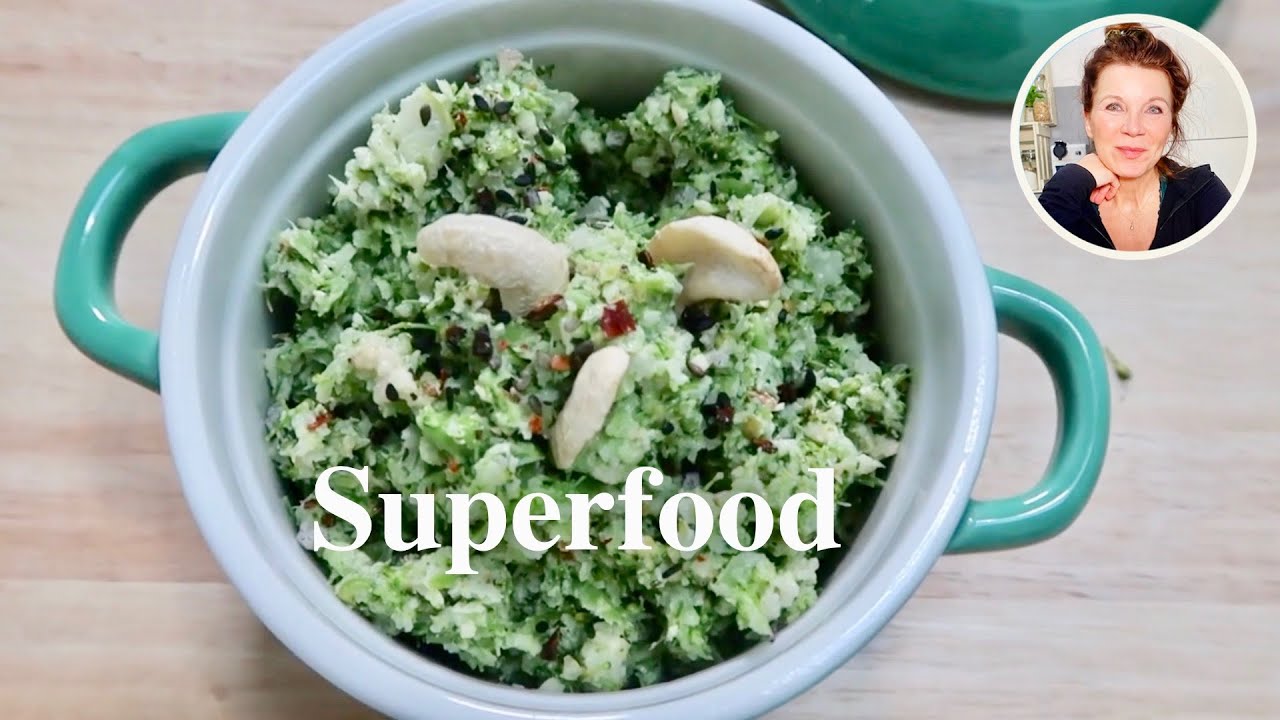 Brokkoli roh ohne Kochen * SUPERFOOD AUFS BROT  * Kirsty Coco kocht