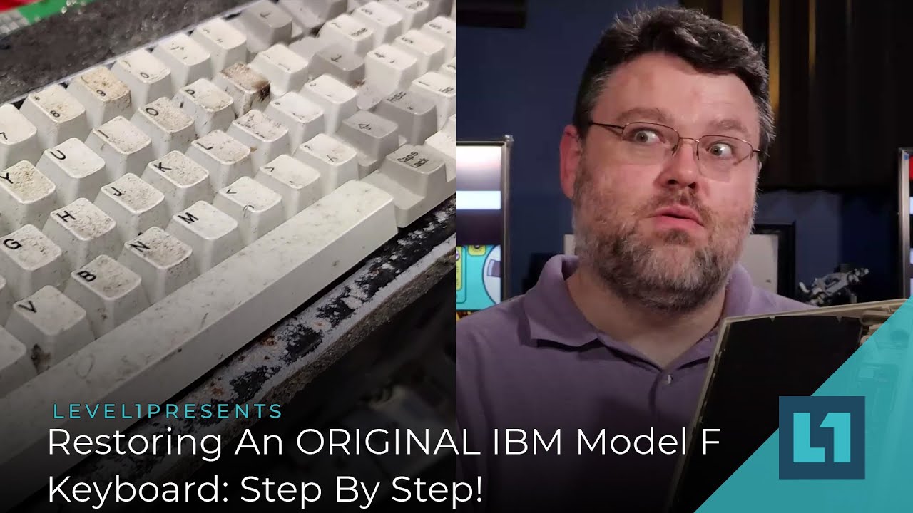 Restoring An ORIGINAL IBM Model F Keyboard: 35 Years later