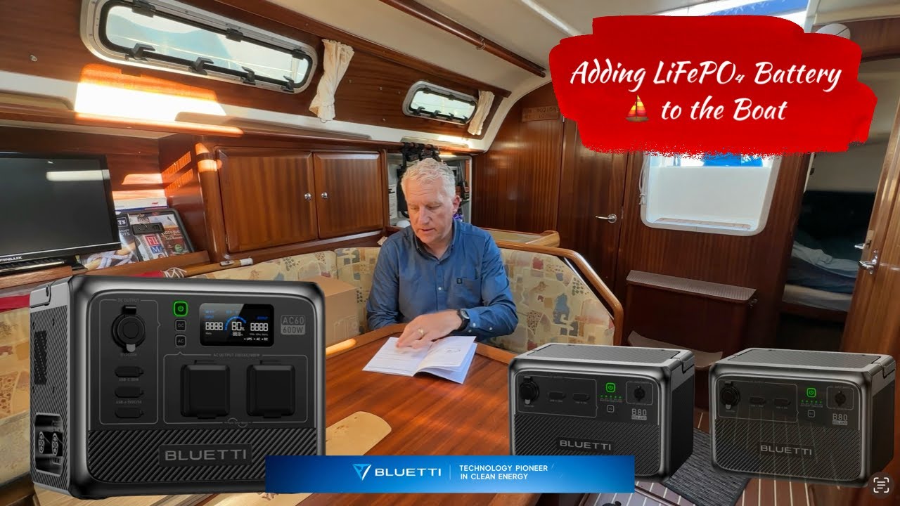 Sailboat install BLUETTI AC60 Portable Power Station, Instant Power Solution for Sail Boats ⛵️