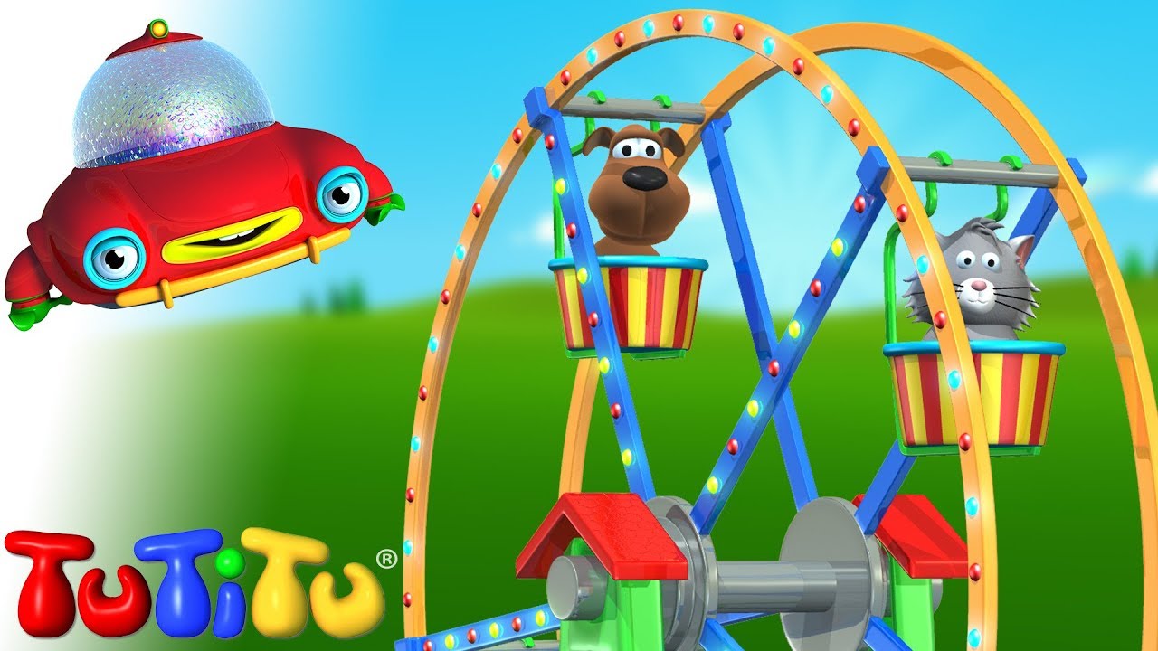🎁TuTiTu Builds a Ferris Wheel - 🤩Fun Toddler Learning with Easy Toy Building Activities🍿