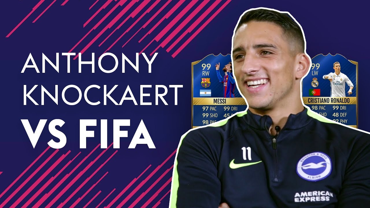 KNOCKAERT IS MORE AGILE THAN MESSI & RONALDO! | ANTHONY KNOCKAERT VS FIFA 18 🔥🔥🔥