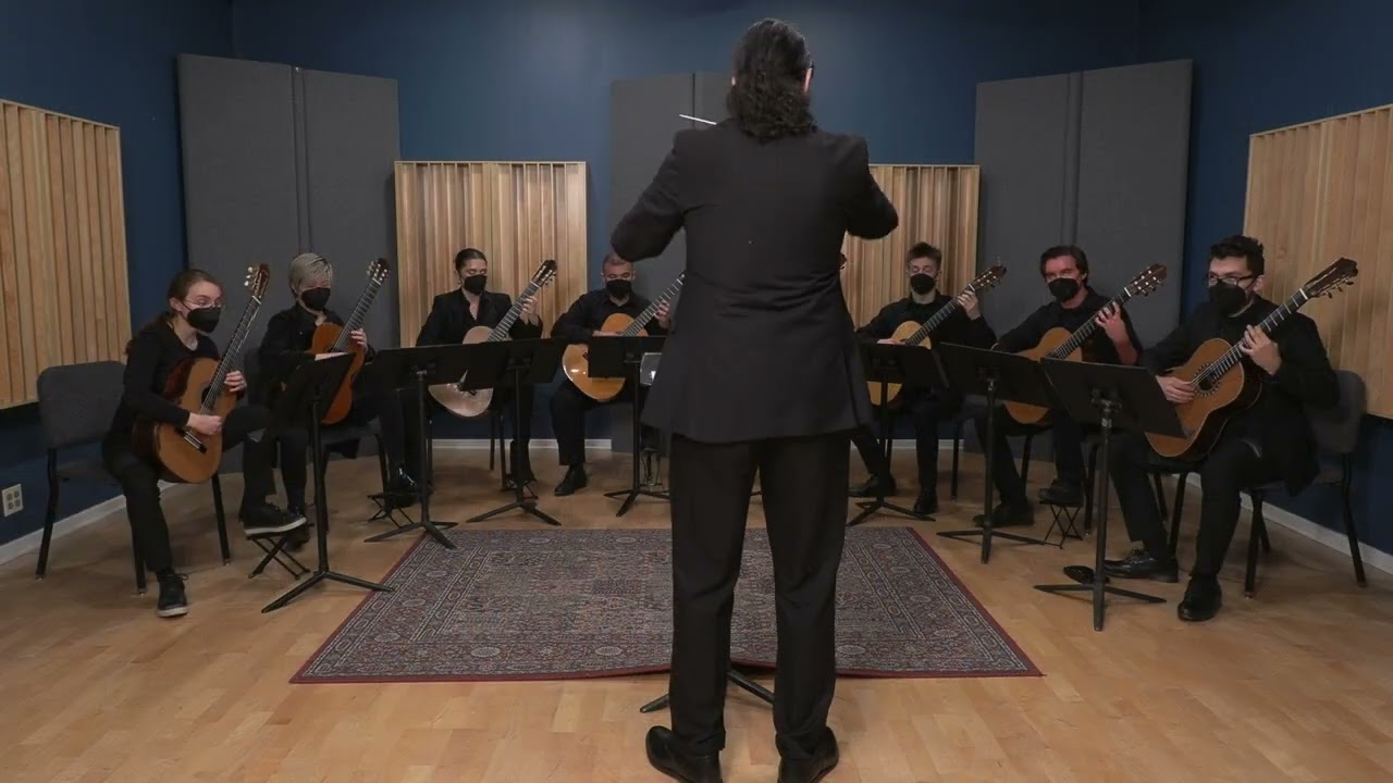 Barrueco Studio Ensemble w/guest Meng Su: "Firelight" by Chris Gainey, Cond. Jorge Elias Ruvalcaba