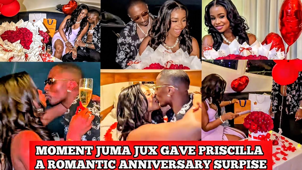 🌹 Момент, когда Джума Джукс преподнес Присцилле Охо милый романтический сюрприз в честь годовщины...