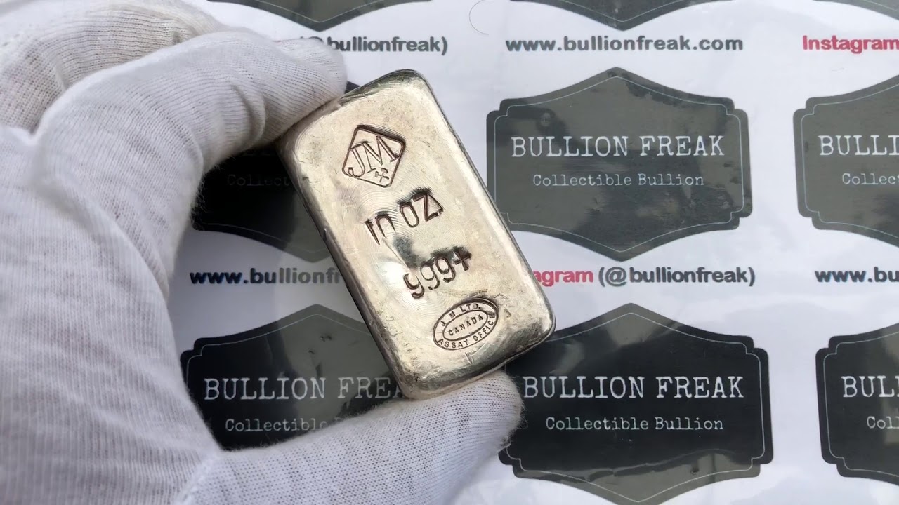 Johnson Matthey Vintage 10 oz Silver Bar Tier 1 - Only 50 Mintage