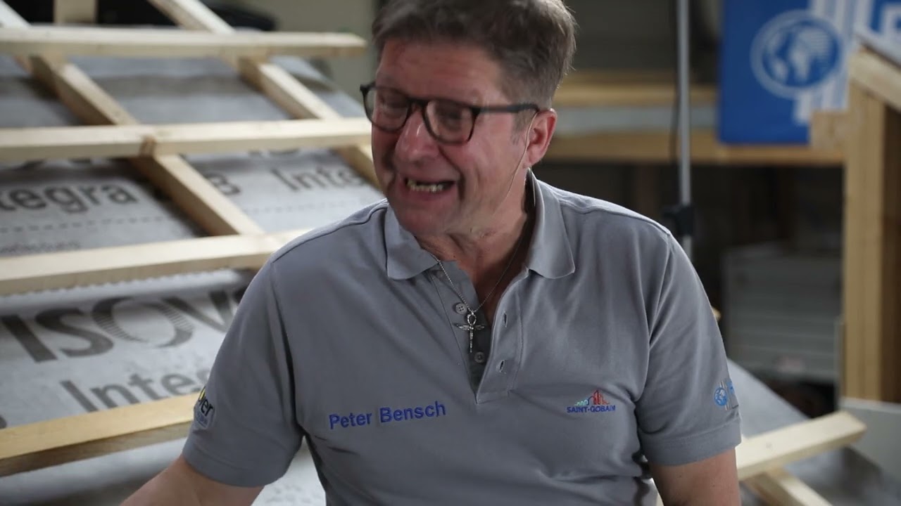 VELUX Dachflächenfenster einbauen - Einbau Eindeckrahmen EDZ ✔ ISOVER live ★ Web TV für Handwerker