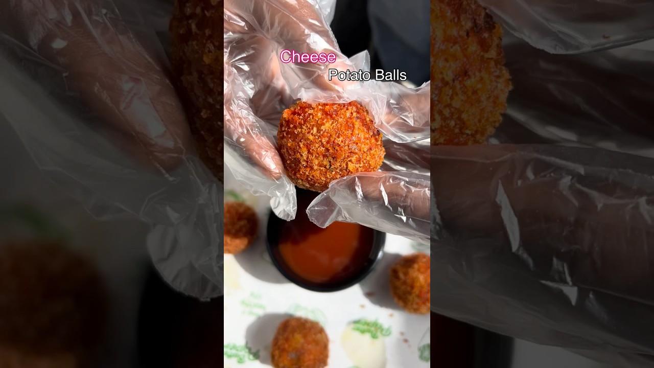 “Cheese Potato Balls”🤤.