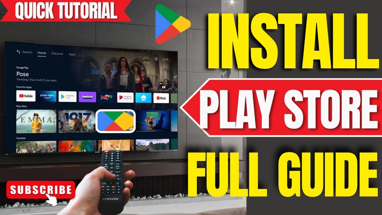 Секретный трюк для получения Google Play Store на ЛЮБОМ Android TV (полное руководство)