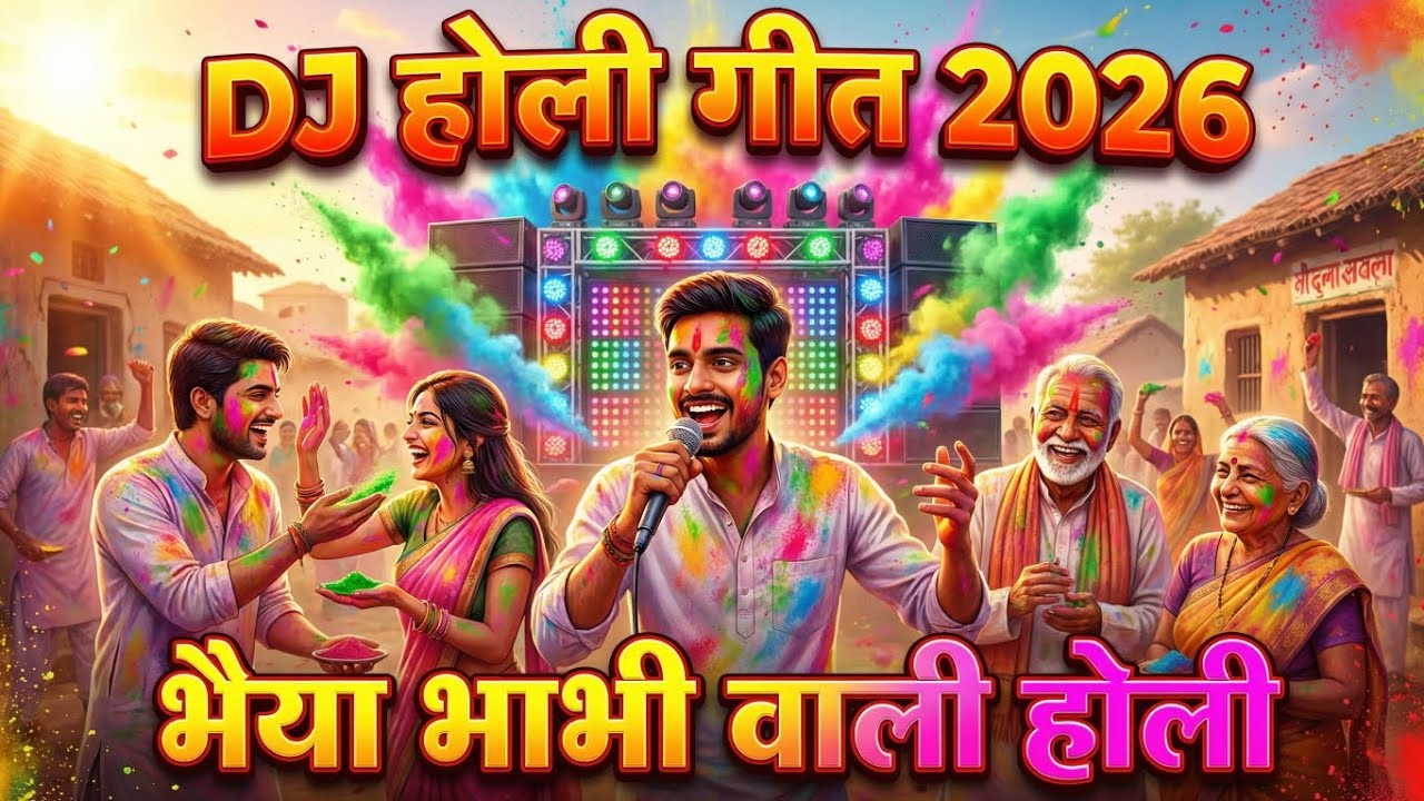 Happy Holi | Holi DJ Song 2026 | होली New Song | Holi Dance Song | Holi Ke Gana | भैया भाभी की होली