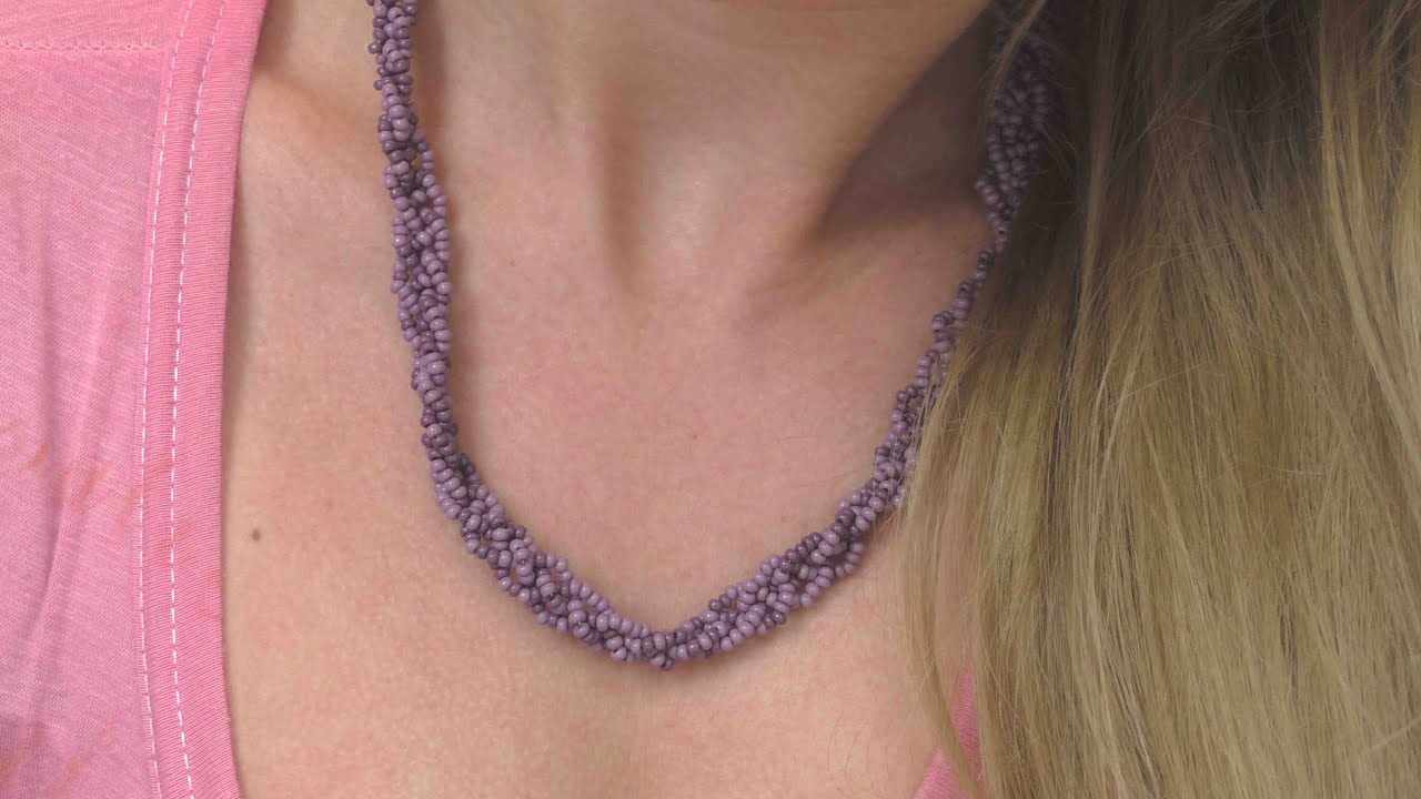 DIY Necklace Tutorial - Tolle Kette aus Miniperlen selber machen Anleitung
