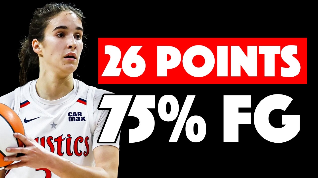 Sonia Citron Near CAREER HIGH As Mystics Beat AWFUL Tempo...