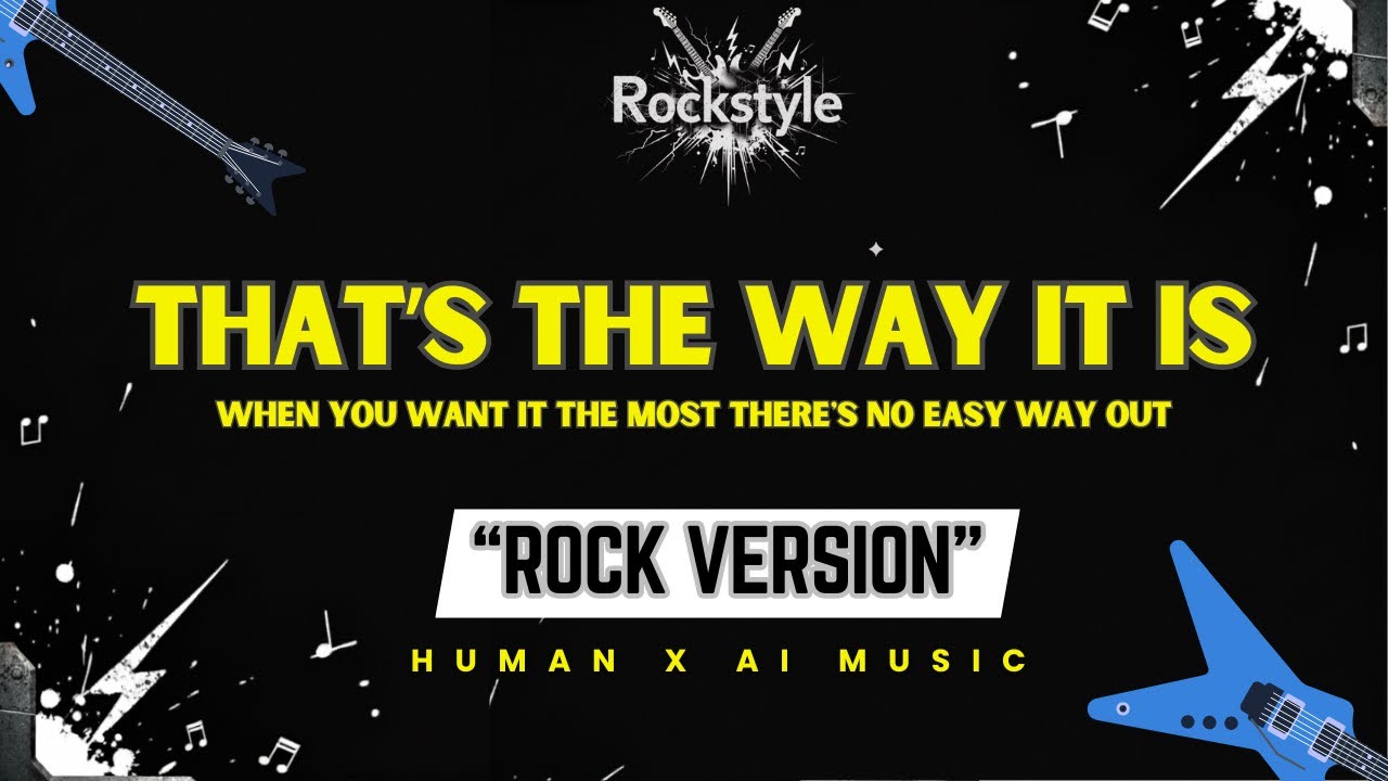 THAT’S THE WAY IT IS – Céline Dion (Rock Version) | RockStyle Lyric Video