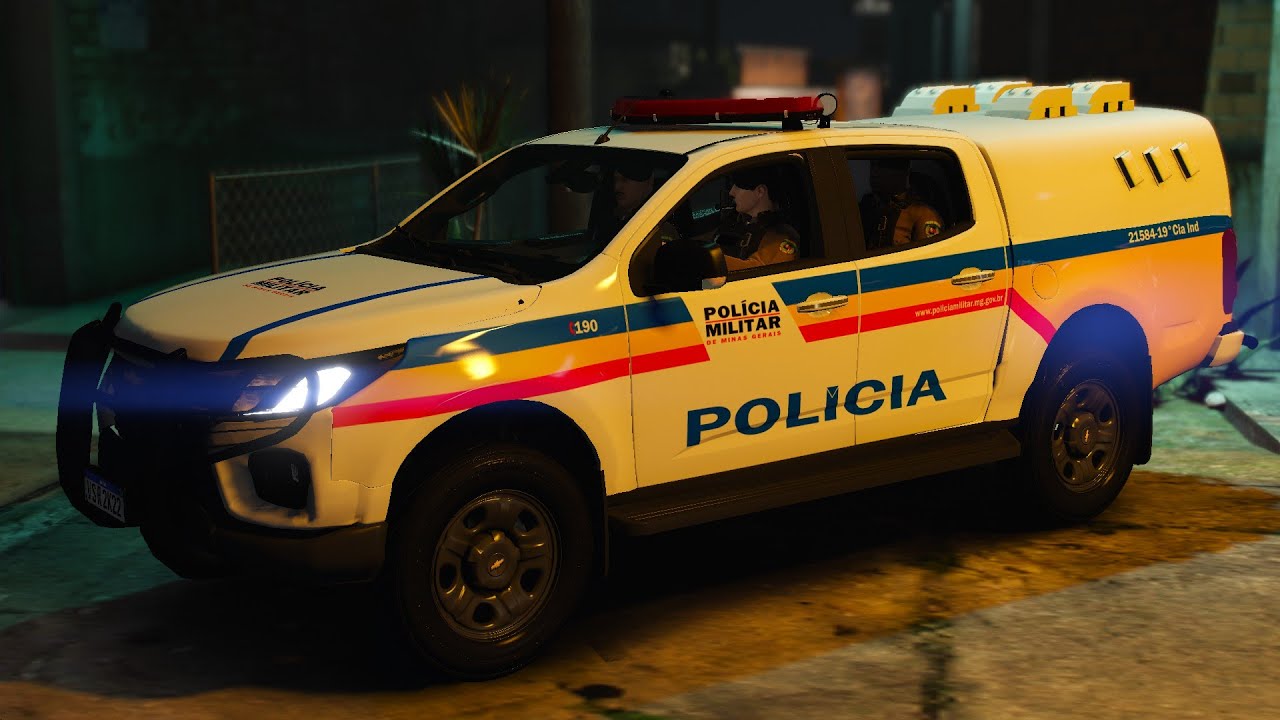 ENQUADRO + ABORDAGEM NOTURNA PMMG | GTA 5 POLICIAL