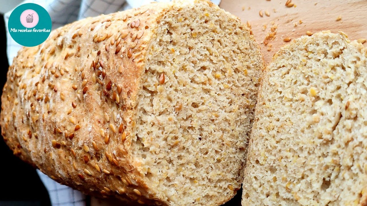 Pan de espelta y semillas de linaza/Spelled and linseed bread #parati #bread #pan