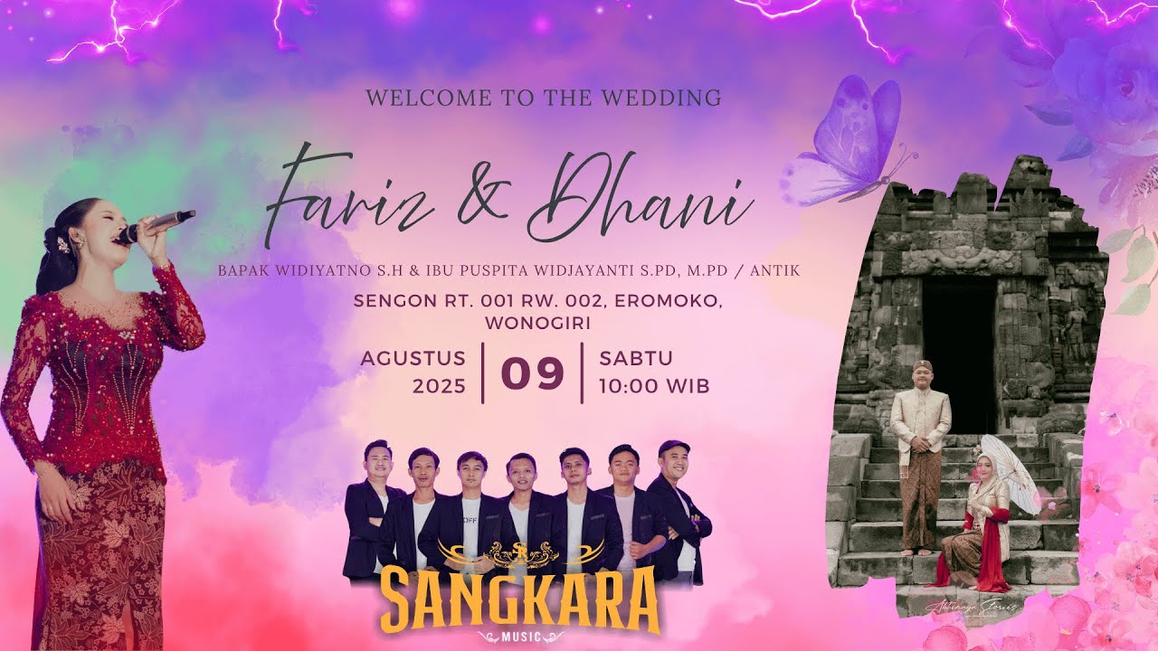 🔴LIVE STREAMING || WEDDING : FARIZ & DHANI || SENGON, EROMOKO, WONOGIRI