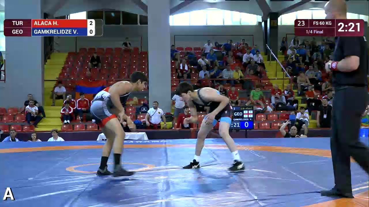 1/4 FS - 60 kg: H. ALACA (TUR) v. V. GAMKRELIDZE (GEO)