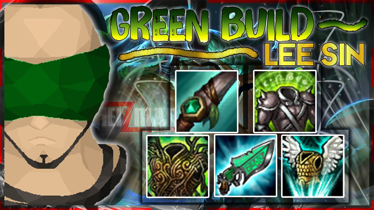 Green Build Lee Sin Highlights | Lee Sin Build Challenge (League of Legends)