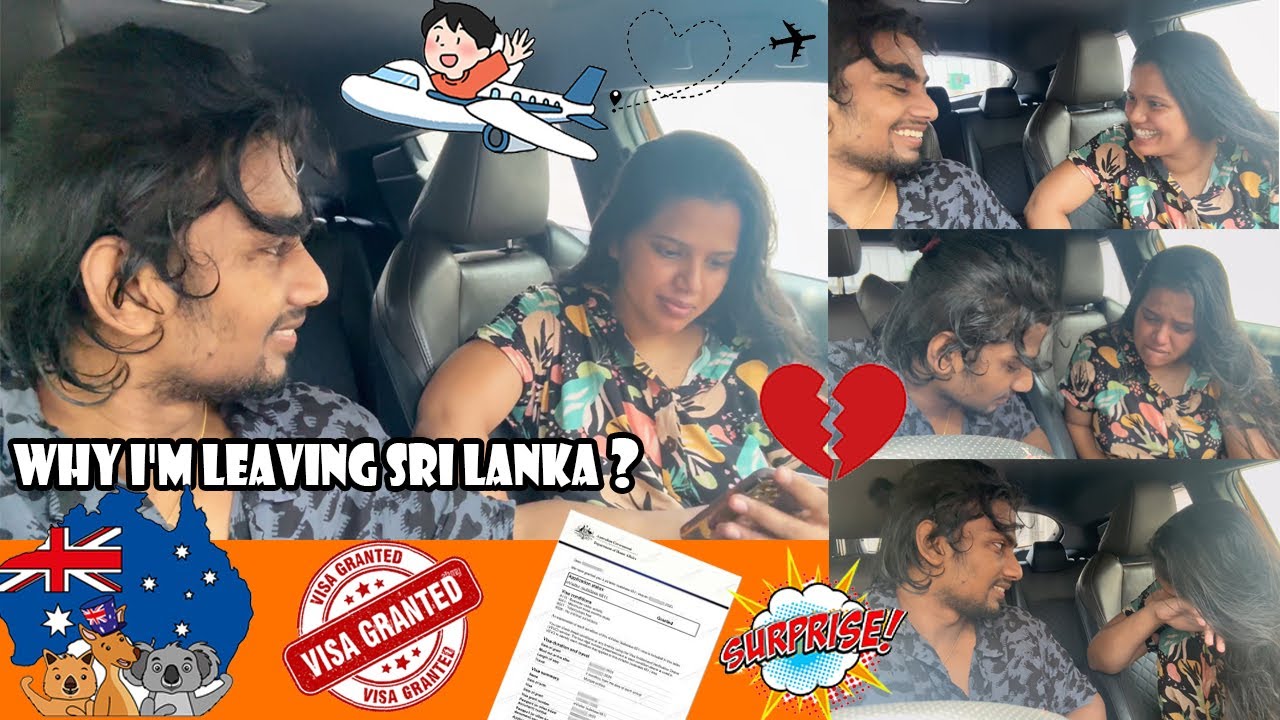 SURPRISING MY FAMILY WITH MY AUSTRALIAN VISA | EMOTIONAL & FUN | (SRI LANKA)