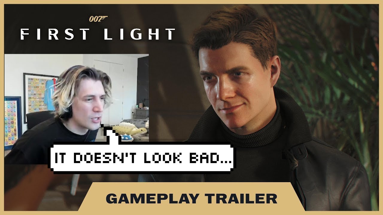 xQc Reacts to 007 First Light | Official Gameplay Trailer