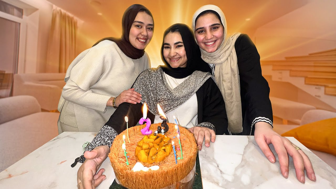 صحابي احتفلوا بيا وماكنتش متوقعه 🥹 | عيد ميلادي ❤️🎂