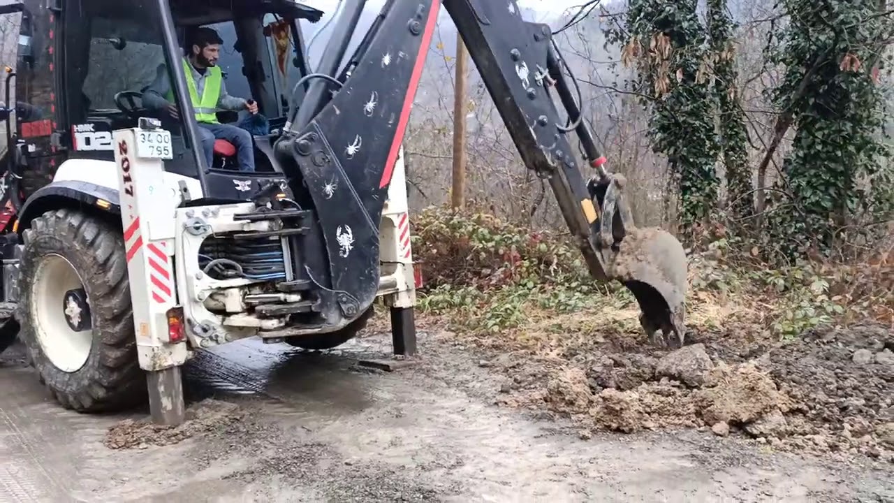 Hidromek supra direk çukuru kazımı fenomen